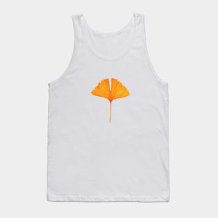 Golden Yellow Ginkgo Leaf Tank Top